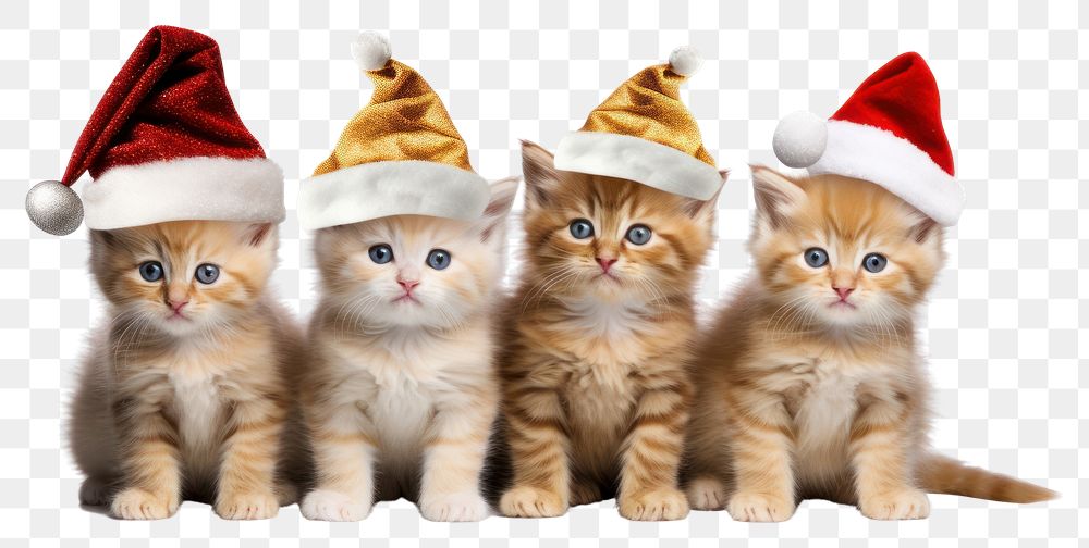 PNG Kitten christmas mammal animal. | Premium PNG - rawpixel