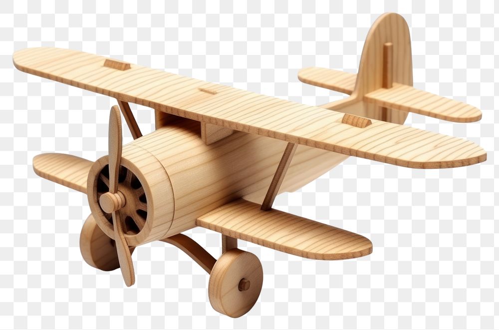 PNG Wood airplane aircraft vehicle. 