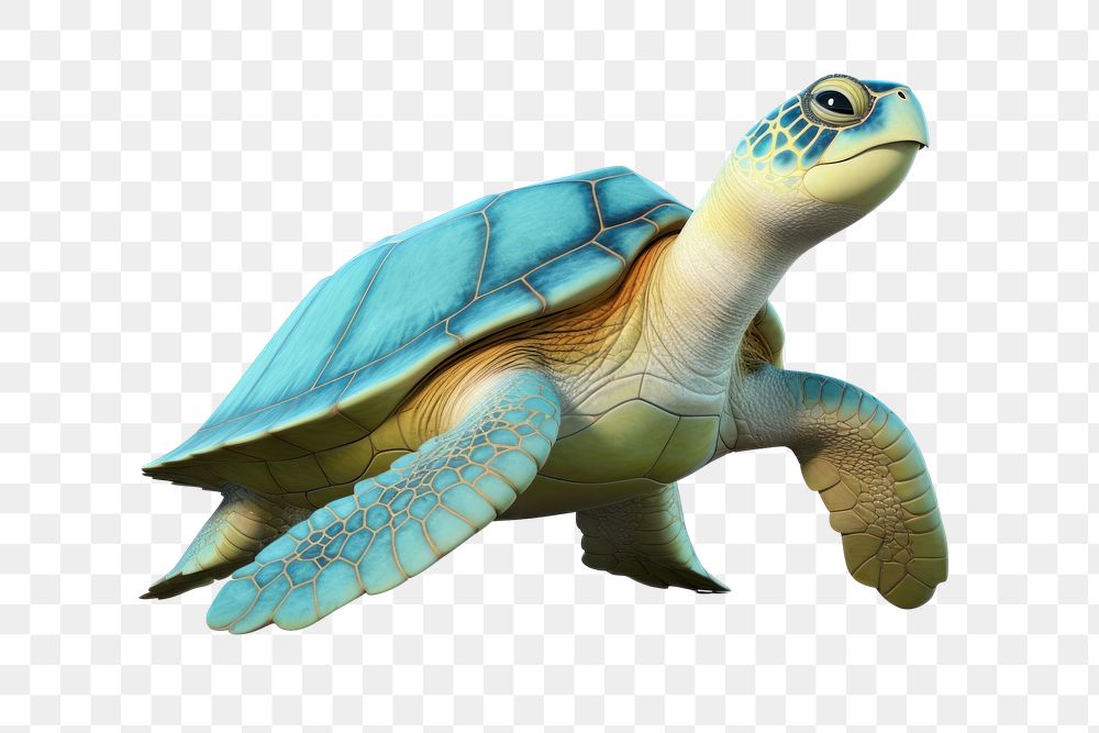 PNG Reptile animal turtle white background. AI generated Image by rawpixel.