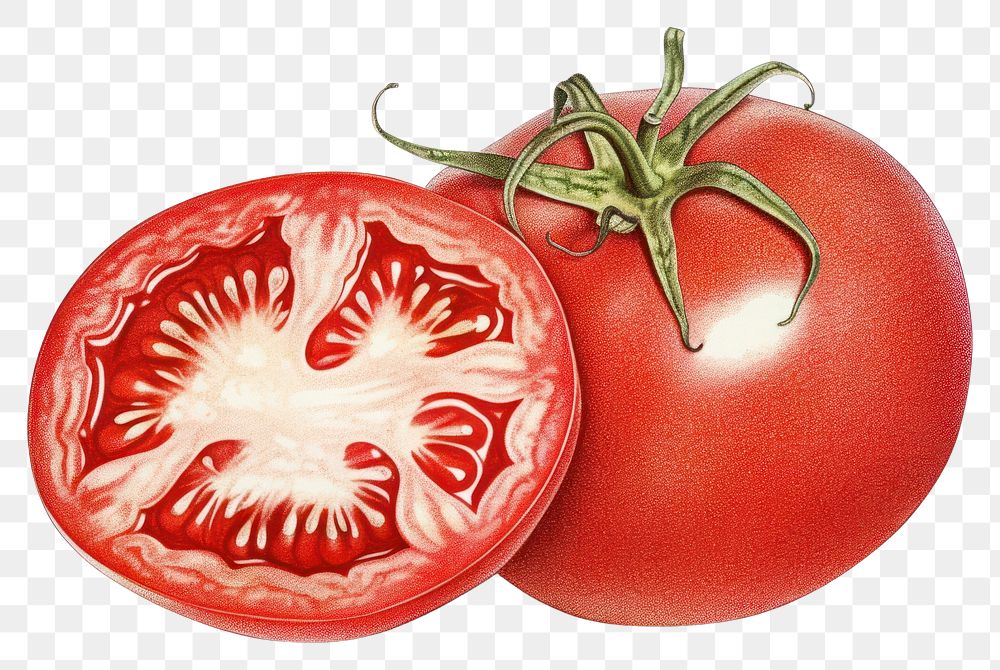 PNG Tomato vegetable plant food. 