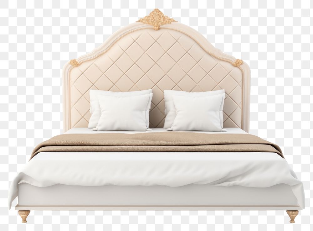 PNG Bed furniture mattress bedroom transparent background