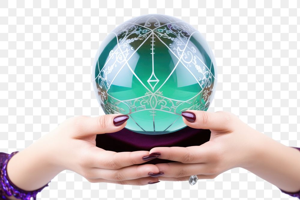 PNG Hand jewelry holding sphere transparent background