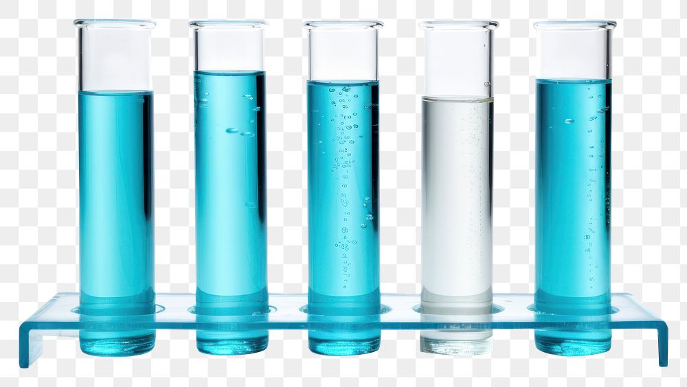 PNG Bottle glass biotechnology biochemistry. AI generated Image by rawpixel.