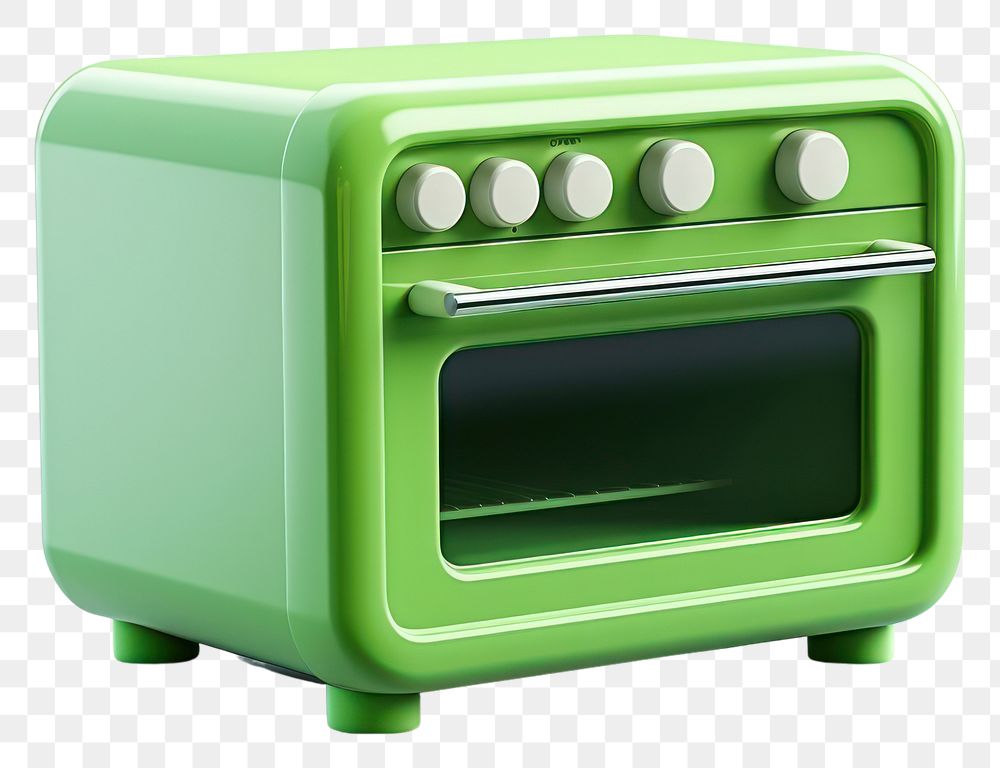 PNG Oven appliance green transparent background. AI generated Image by rawpixel.