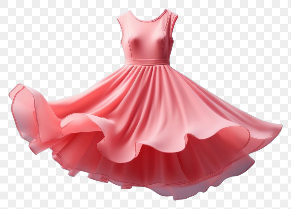 PNG Dress fashion gown quinceañera. 