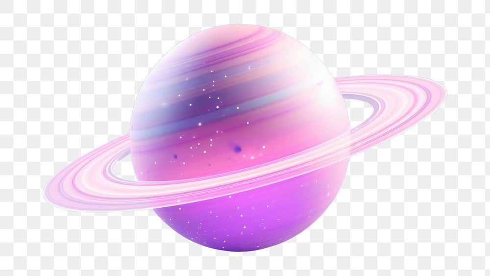PNG Planet space purple pink