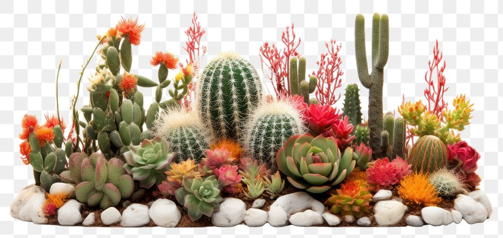 PNG Cactus plant decoration transparent background