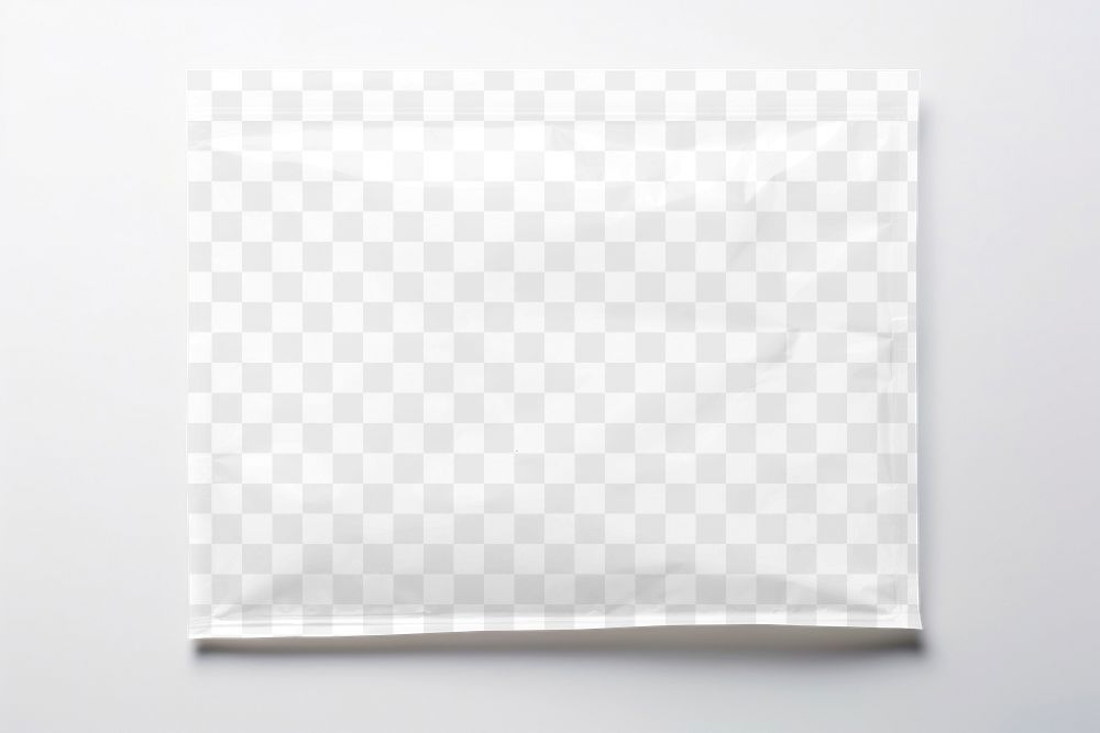 Plastic mailer bag png mockup, transparent design