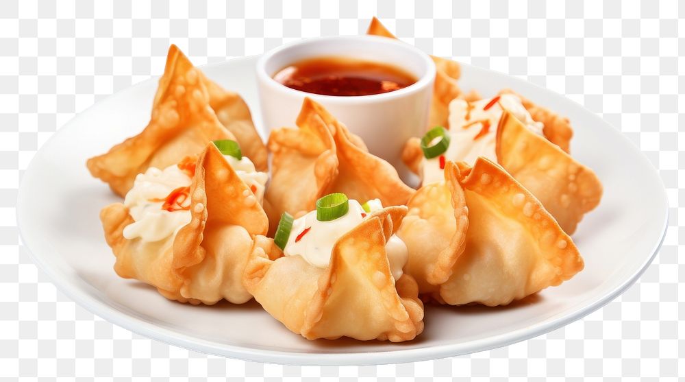 PNG Dumpling dessert plate food transparent background