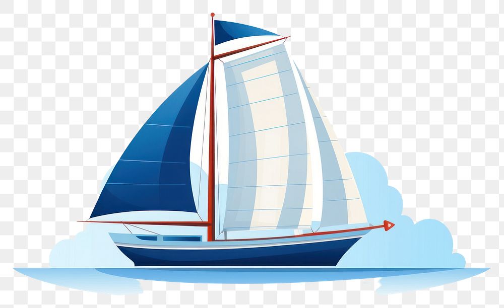 PNG Sailboat watercraft vehicle yacht transparent background