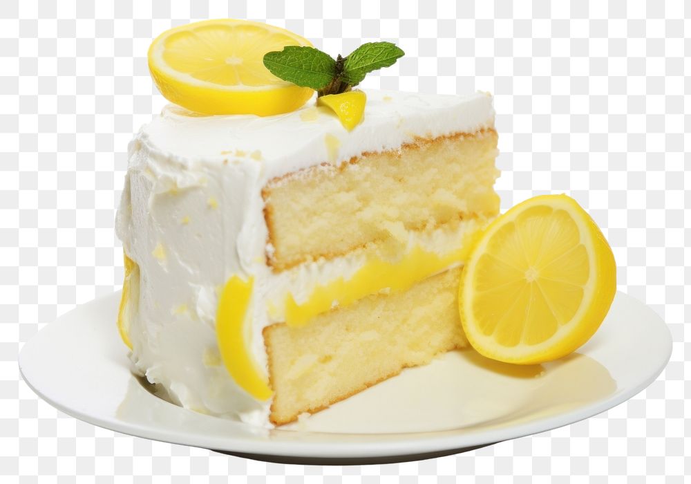 PNG Lemon dessert fruit cream. AI generated Image by rawpixel.