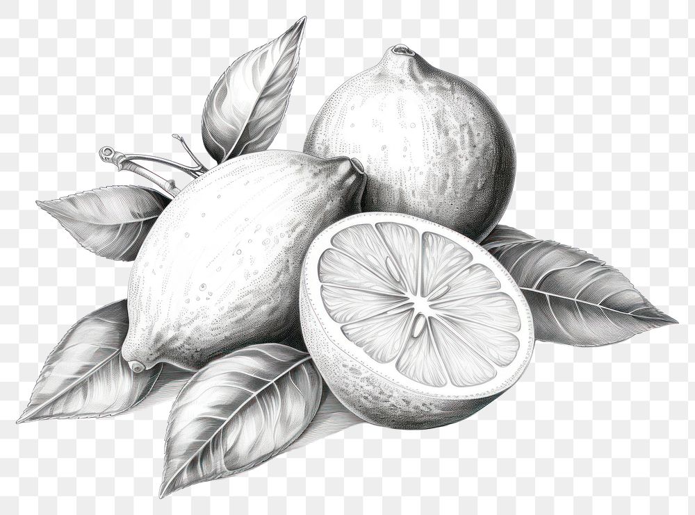 PNG Monochrome drawing sketch fruit transparent background