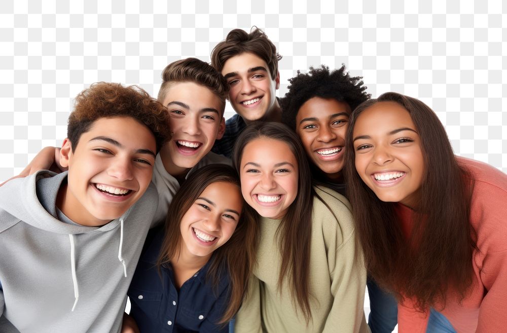 PNG Teenager laughing adult happy. 