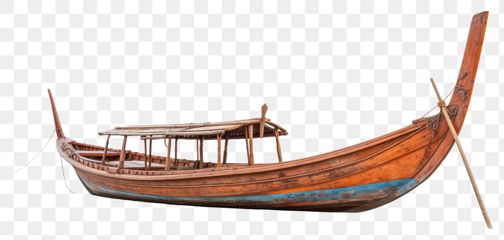 PNG  Boat watercraft vehicle wood. AI generated Image by rawpixel.