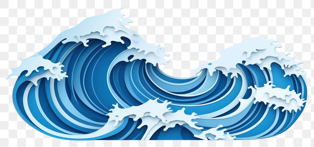 PNG  Ocean wave blue sea. AI generated Image by rawpixel.