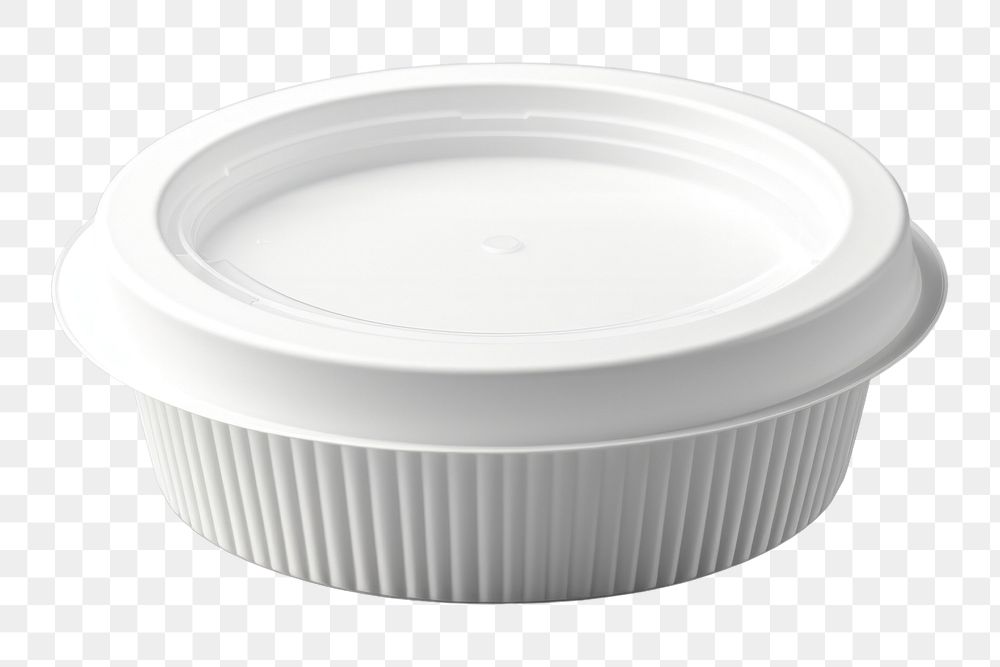 PNG Disposable white food bowl. AI generated Image by rawpixel.