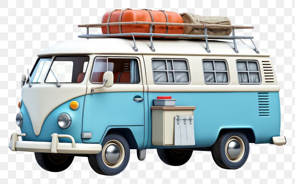 PNG Camper van vehicle car bus. AI generated Image by rawpixel.