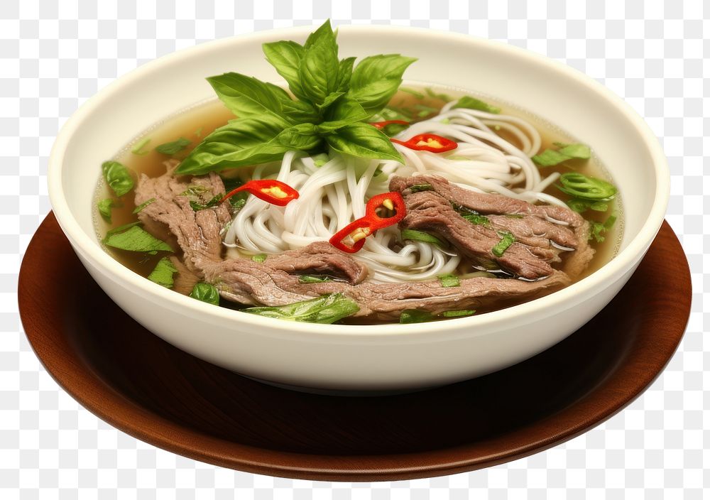 PNG Soup dish noodle plate. AI generated Image by rawpixel.