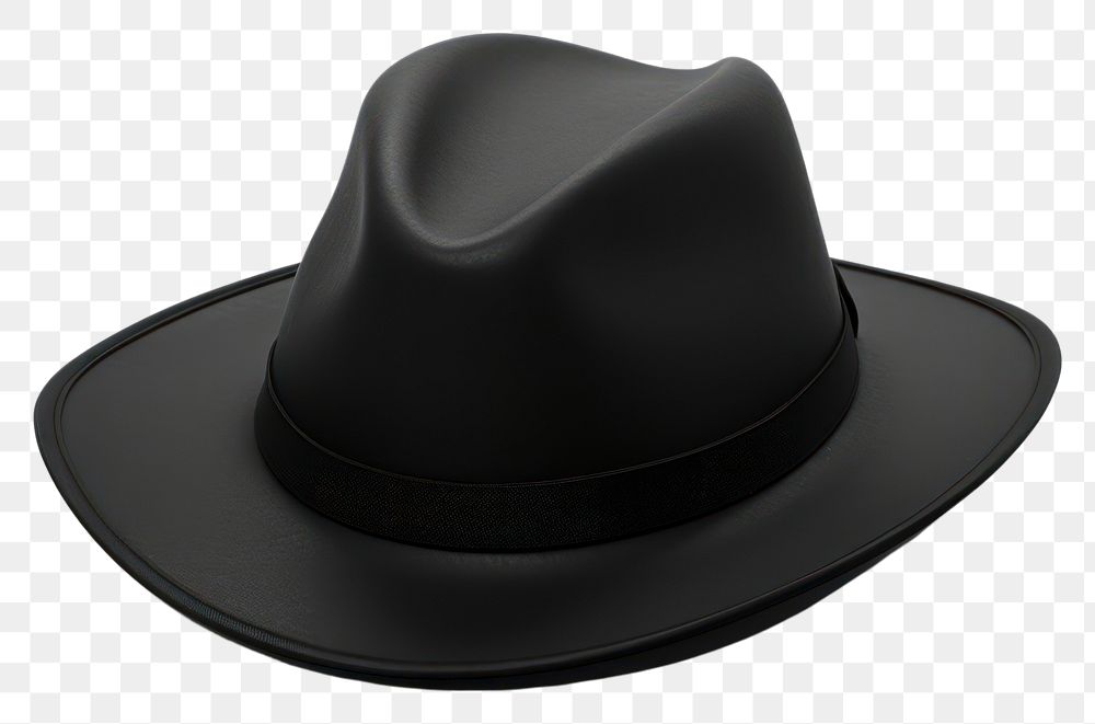 PNG Black hat white background headwear. AI generated Image by rawpixel.