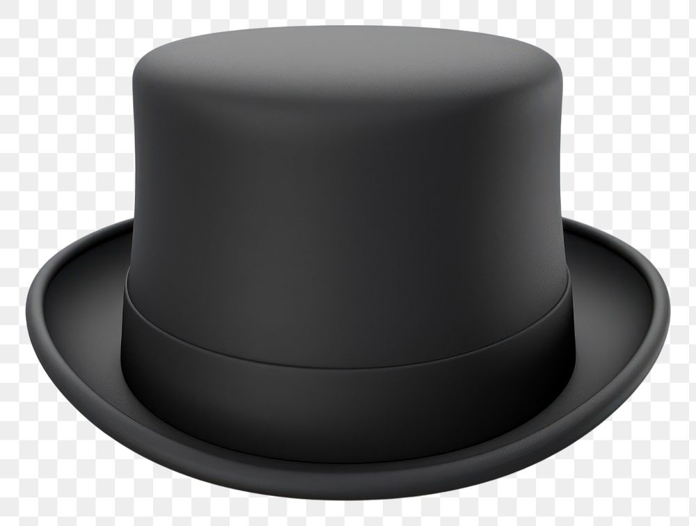 PNG Black hat white background celebration. AI generated Image by rawpixel.