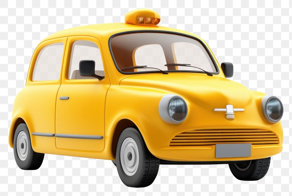 PNG Taxi car vehicle cartoon. 