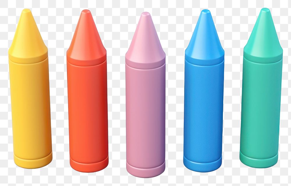 PNG Crayon white background creativity ammunition. AI generated Image by rawpixel.