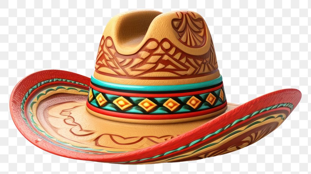 PNG Sombrero hat transparent background tradition. AI generated Image by rawpixel.