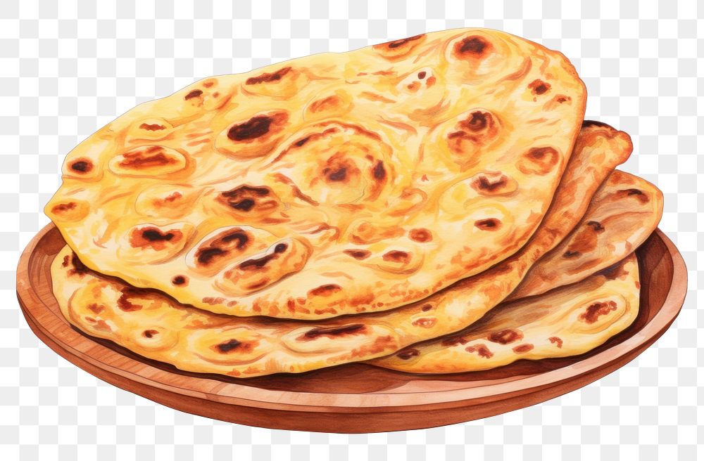 PNG Tortilla bread naan food. AI generated Image by rawpixel.