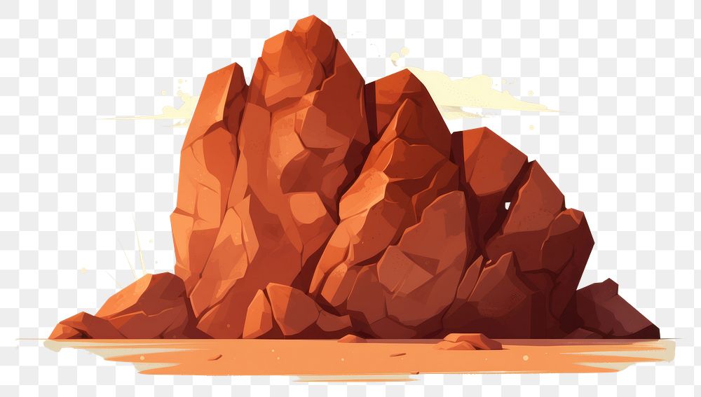 PNG Mountain nature rock creativity. AI generated Image by rawpixel.