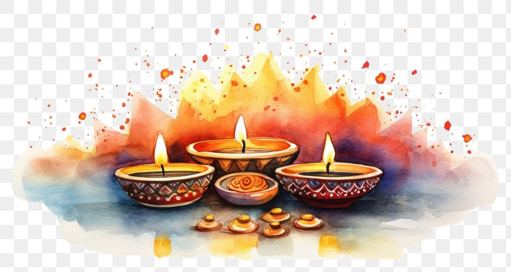PNG Festival candle diwali illuminated. AI generated Image by rawpixel.