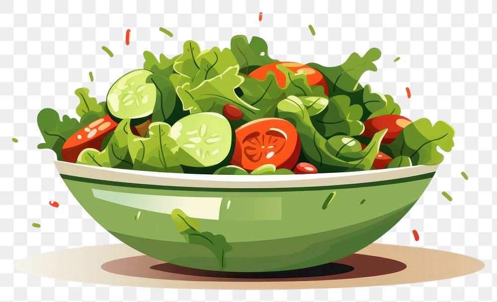 PNG Vegetable bowl salad plant transparent background