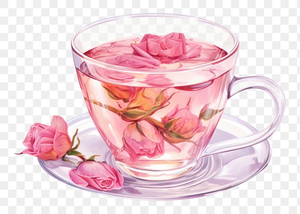 PNG Rose cup saucer flower