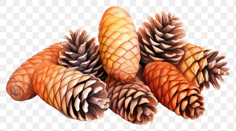 PNG Plant cone pine cone transparent background