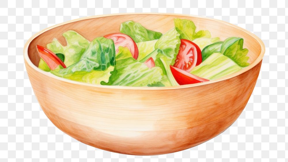 PNG Vegetable food bowl lettuce. 