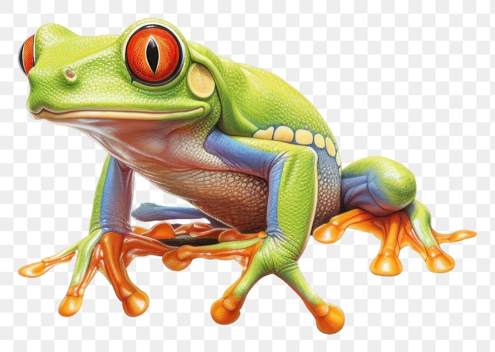PNG Frog amphibian wildlife reptile transparent background