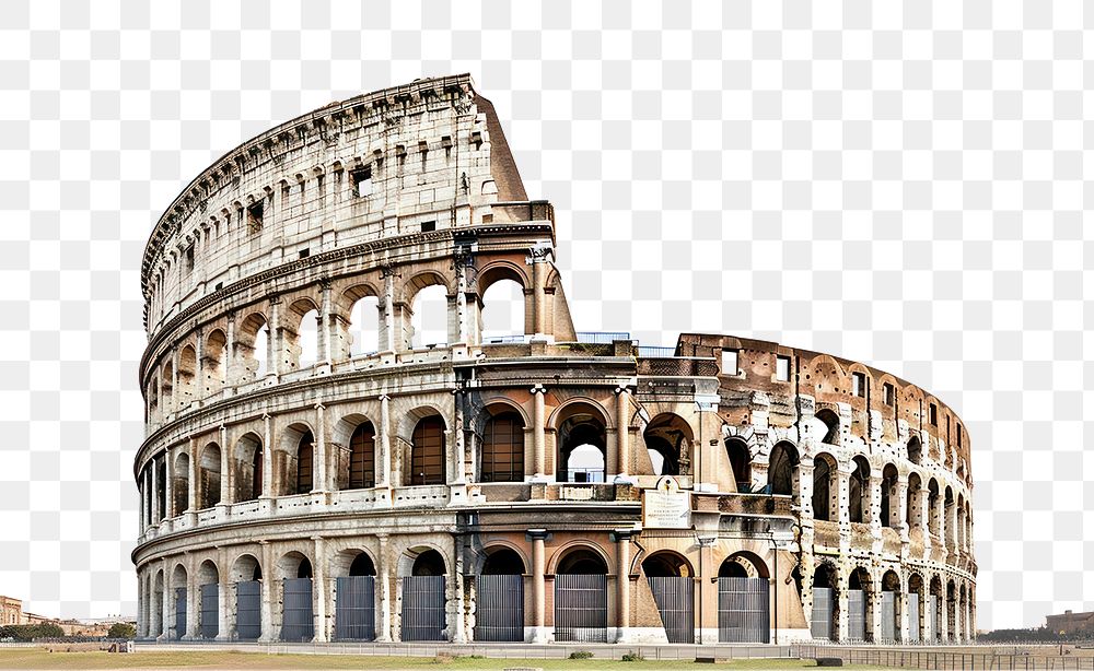 PNG Colosseum landmark amphitheater architecture. AI generated Image by rawpixel.