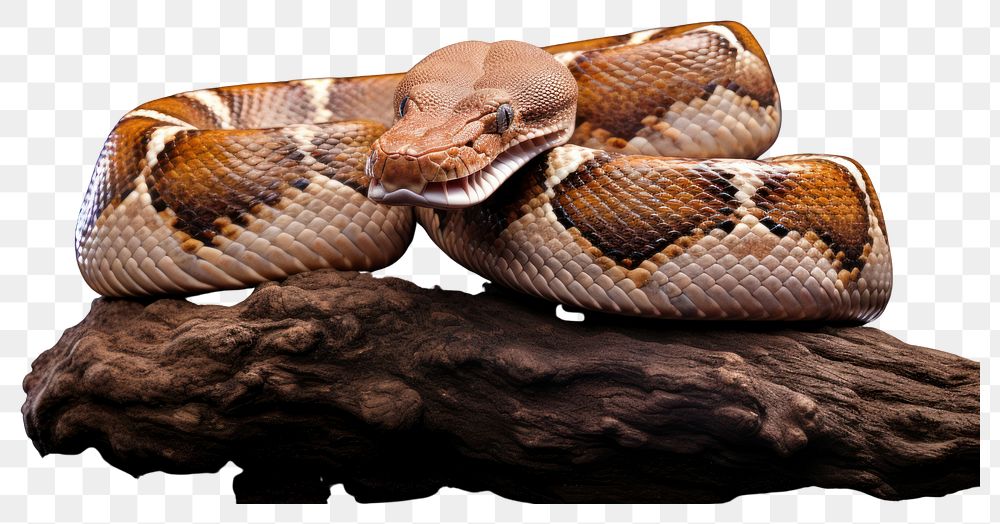 PNG Cuban boa reptile animal snake. AI generated Image by rawpixel.