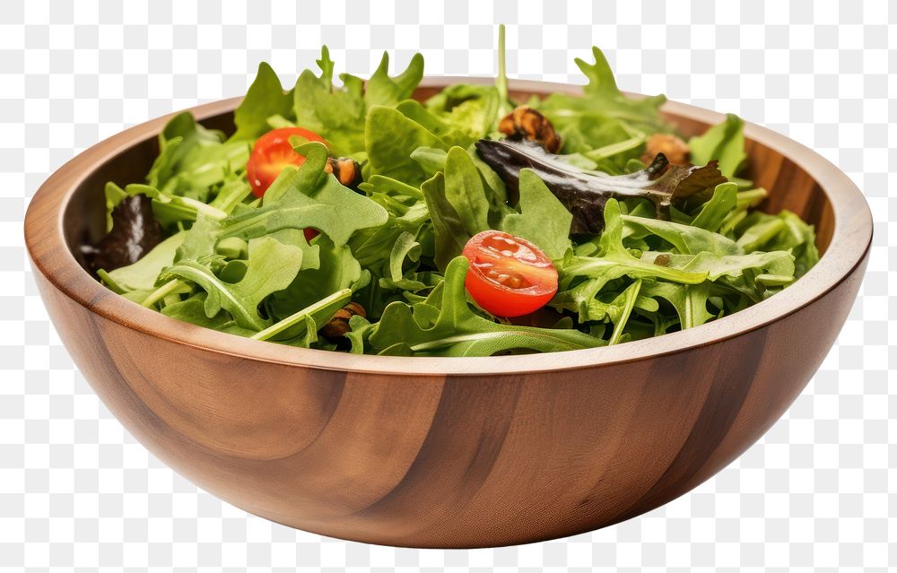 PNG Bowl vegetable salad plant transparent background