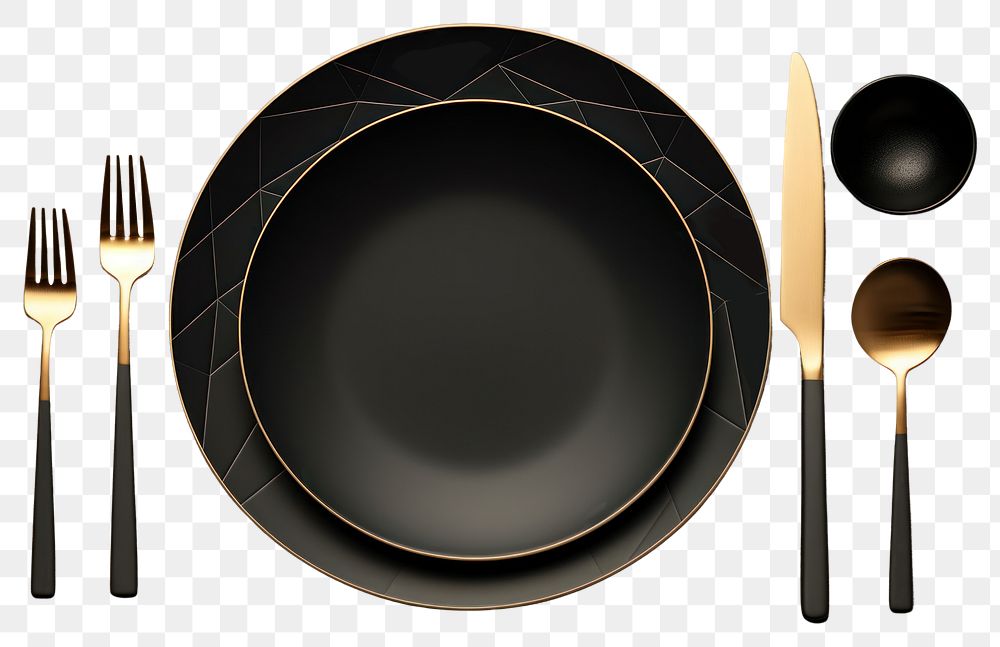 PNG  Spoon knife fork silverware. AI generated Image by rawpixel.