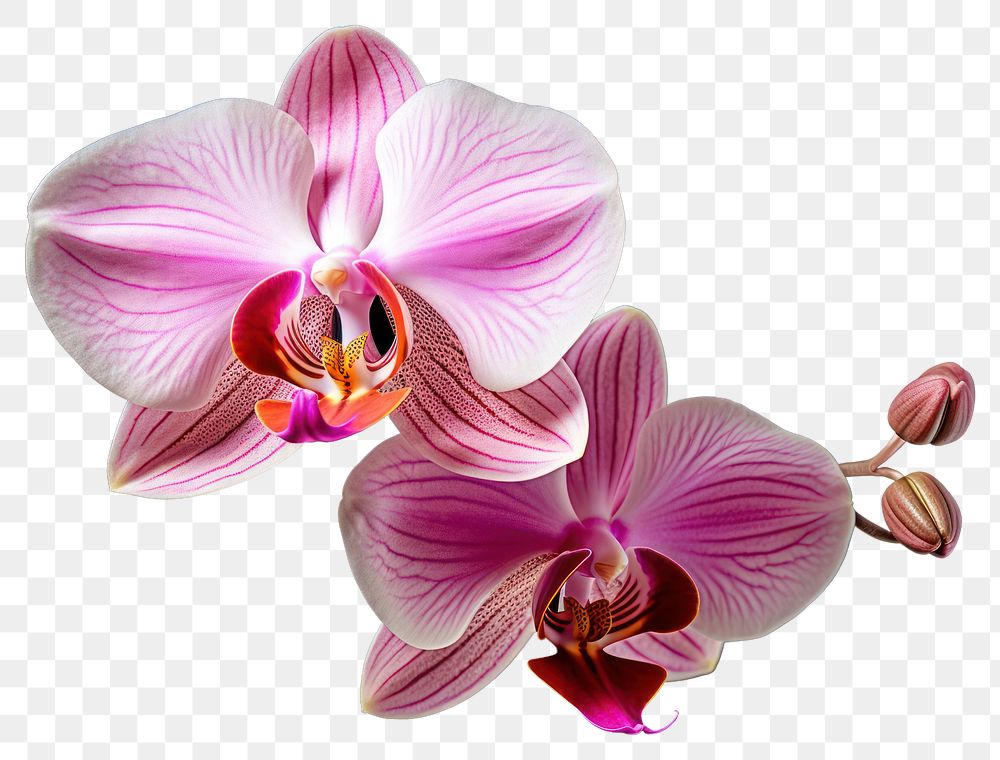 PNG Orchid flower petal plant transparent background