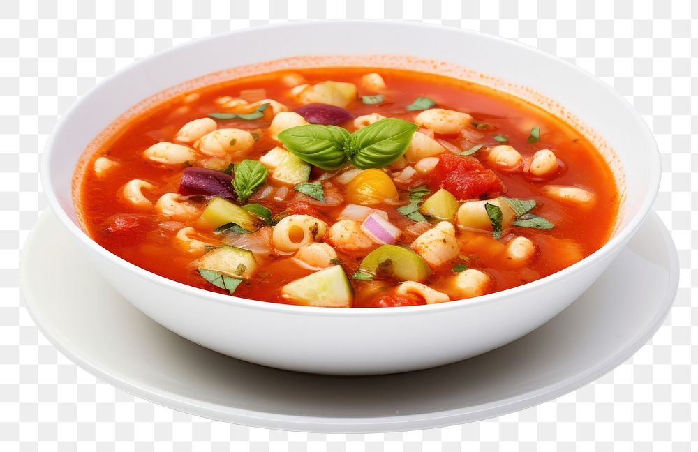 PNG  Food soup meal dish. AI generated Image by rawpixel.