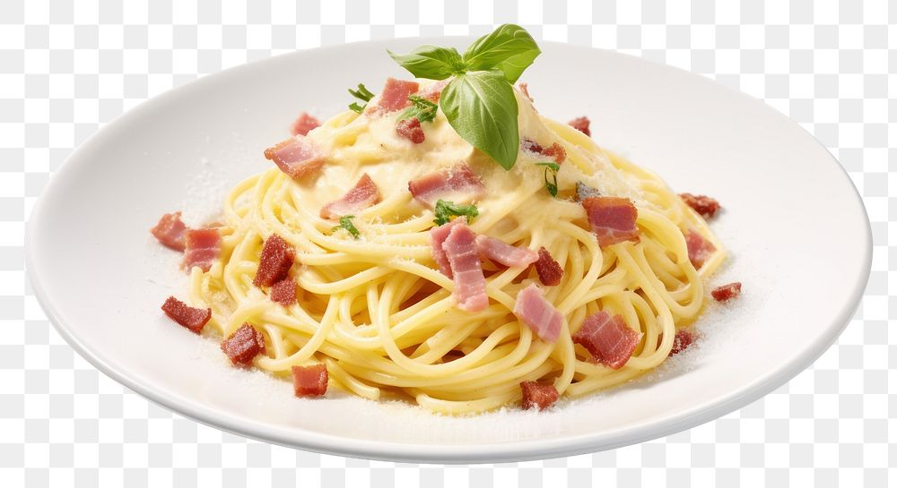 PNG Spaghetti food carbonara pasta. 