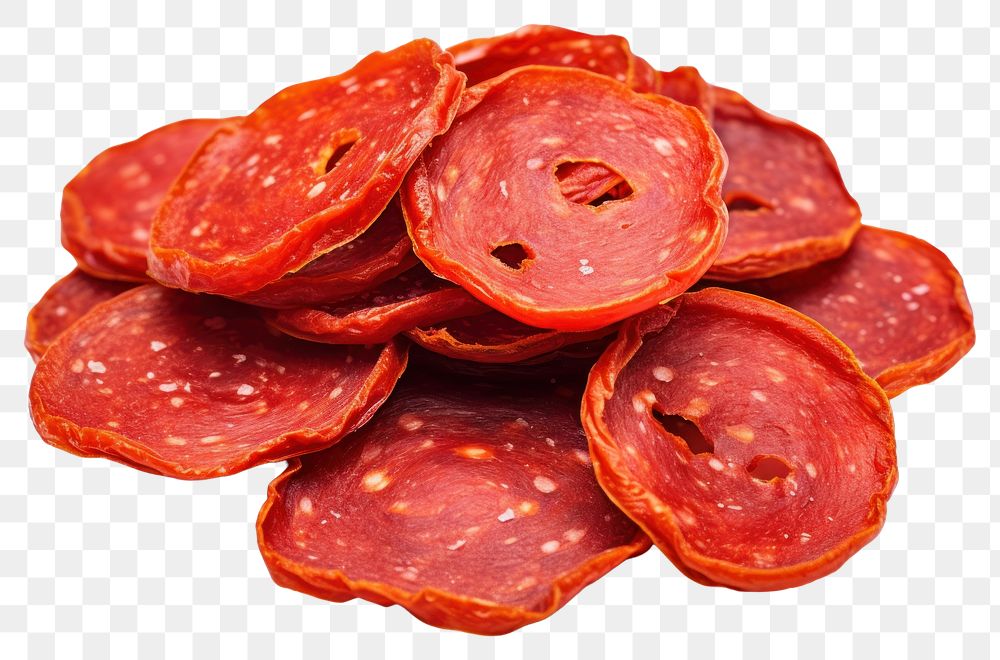 PNG Pepperoni food mettwurst vegetable. AI generated Image by rawpixel.