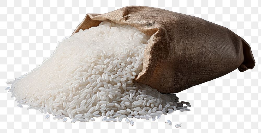 PNG Rice freshness produce white. AI generated Image by rawpixel.