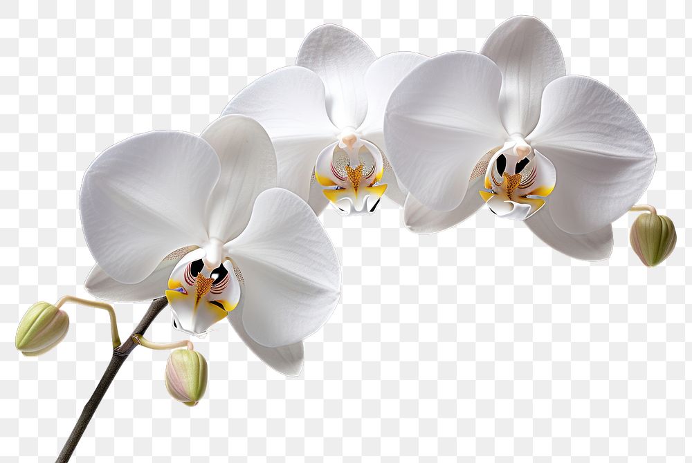 PNG Orchid flower plant transparent background