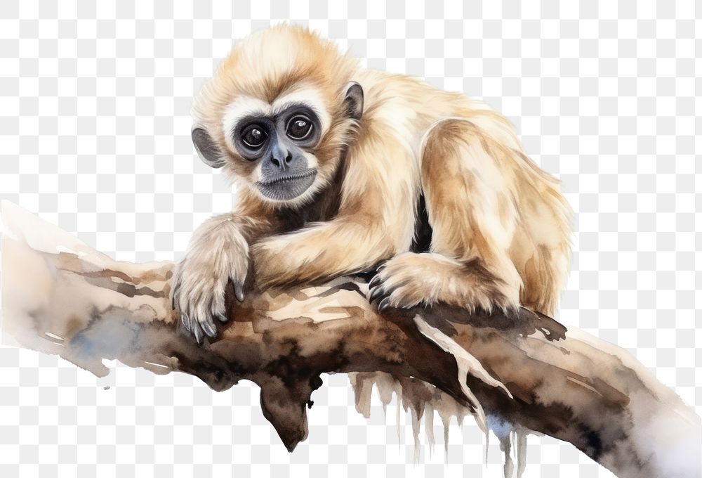 PNG Wildlife animal monkey mammal. AI generated Image by rawpixel.