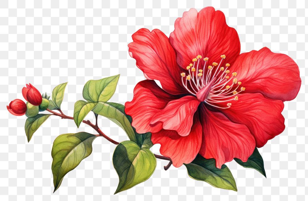 PNG Flower hibiscus blossom plant