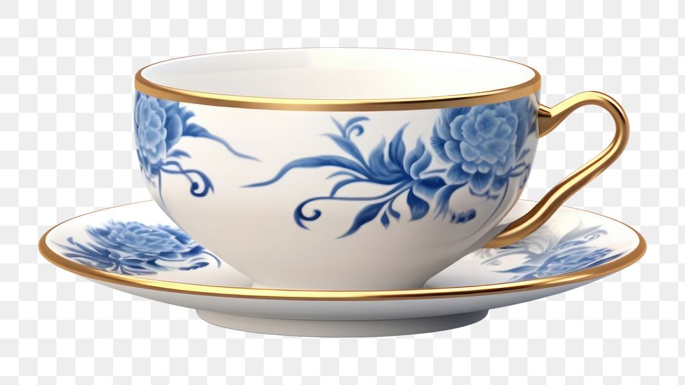 PNG Cup porcelain saucer coffee. AI generated Image by rawpixel.