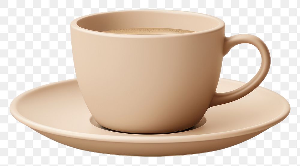 PNG Coffee cup saucer drink. AI generated Image by rawpixel.