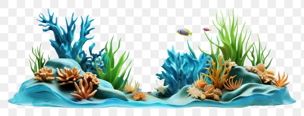 PNG  Aquarium nature fish sea. AI generated Image by rawpixel.